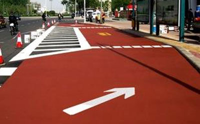 琼结彩色路面 琼结彩色路面